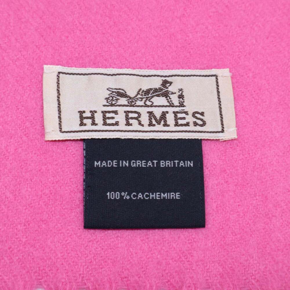 HERMES Pink Scarf - Picture 5 of 6